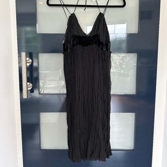 Nicole Miller MillerGIRL Beaded Black Dress, Size 4 - Picture 4 of 5